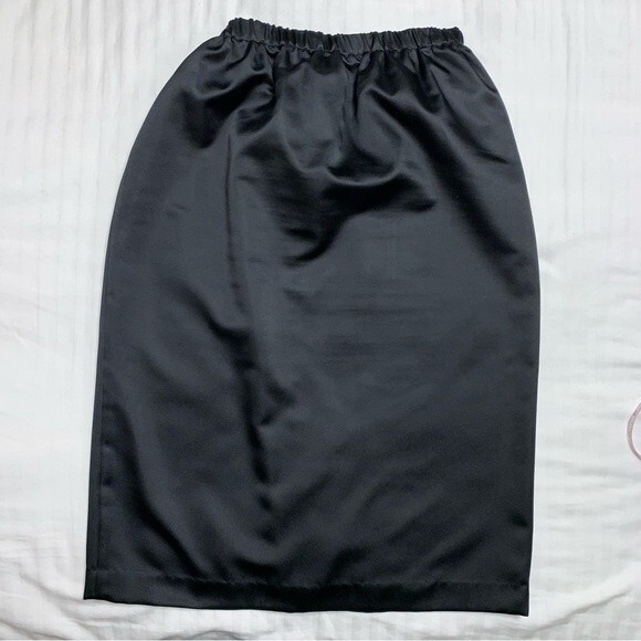 Vintage Christmas Holiday Black Velvet Satin Suit Set Women’s 8 Donna Morgan - Picture 6 of 11